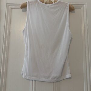 LESET
Julien sheer stretch-modal and cashmere-blend tank LG